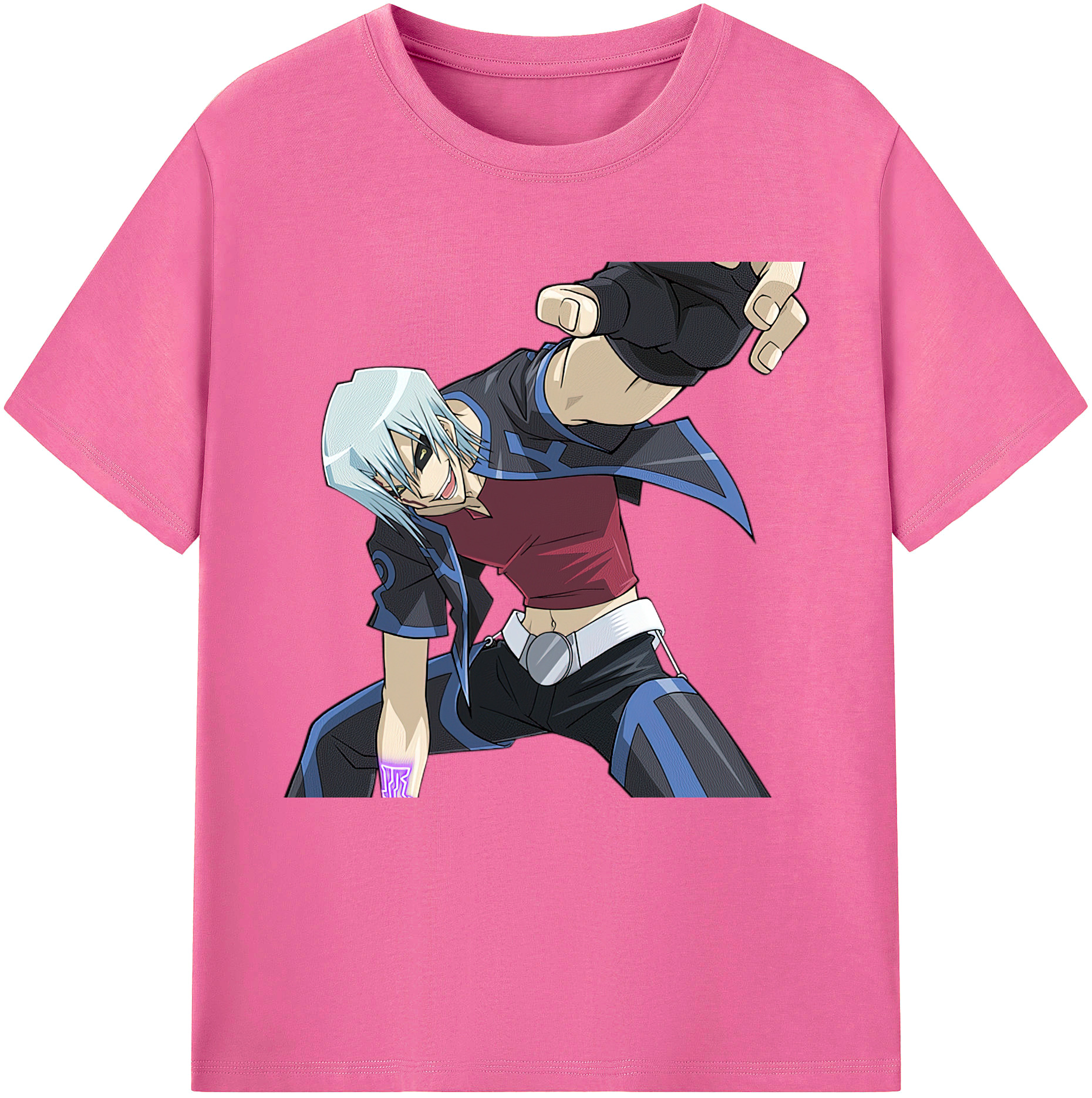 （画像用） 遊☆戯☆王 Yu-Gi-Oh! レディースカジュアルプリントTシャツ（綿100％）